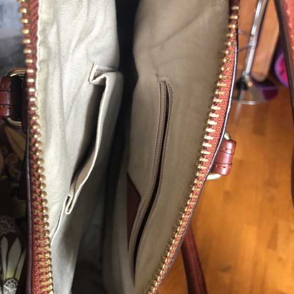 Coach Camel Leather Cross Body - Picture 2 of 2